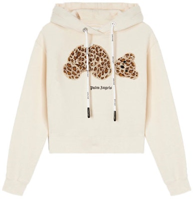 (Women) Palm Angels SS22 Beige Leopard Bear Hoodie Long Sleeve PWBB022S22FLE0010360 Buy (Women) Palm Angels SS22 Beige Leopard Bear Hoodie Long Sleeve PWBB022S22FLE0010360