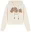 Order (Women) Palm Angels SS22 Beige Leopard Bear Hoodie Long Sleeve PWBB022S22FLE0010360