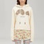 Shop (Women) Palm Angels SS22 Beige Leopard Bear Hoodie Long Sleeve PWBB022S22FLE0010360