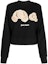 Buy (W) PALM ANGELS SS23 Wanita Baju Sweatshirt Cetak Teddy Bear Hitam. PWBA016C99FLE0021060