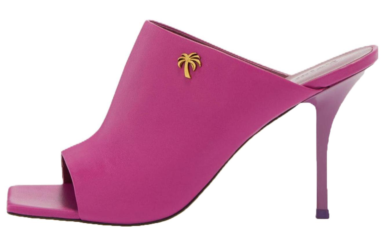 (Women) Palm Angels Stiletto Mules 'Pink' PWIH020F23LEA0013000