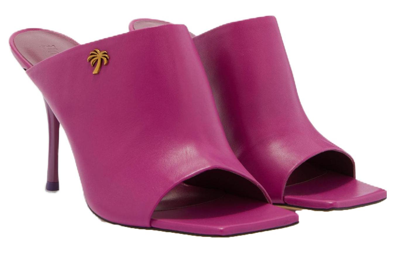 Order (W) Mules à Talons Palm Angels ''Rose'' PWIH020F23LEA0013000