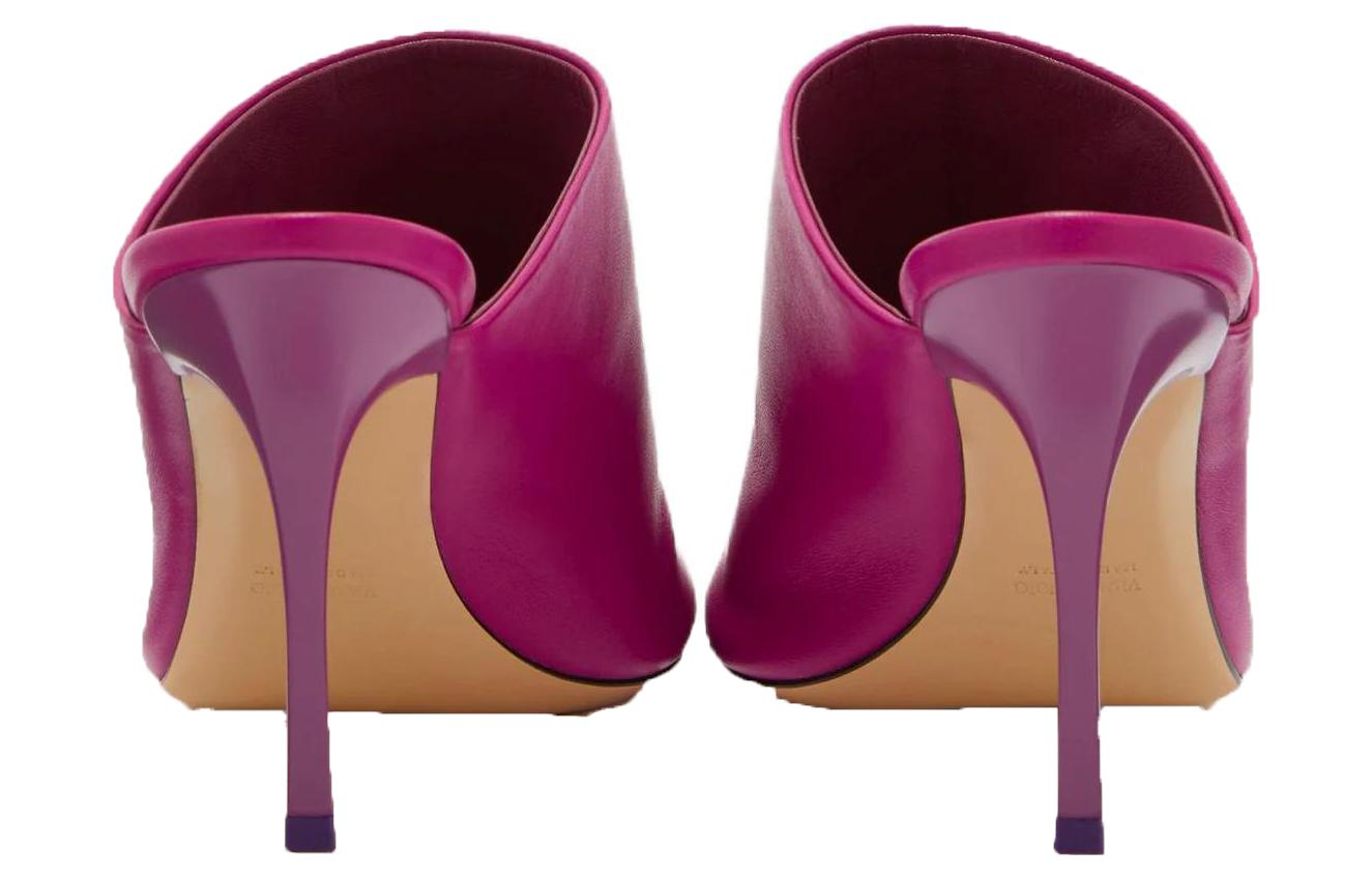 Lookbook (W) Mules à Talons Palm Angels ''Rose'' PWIH020F23LEA0013000