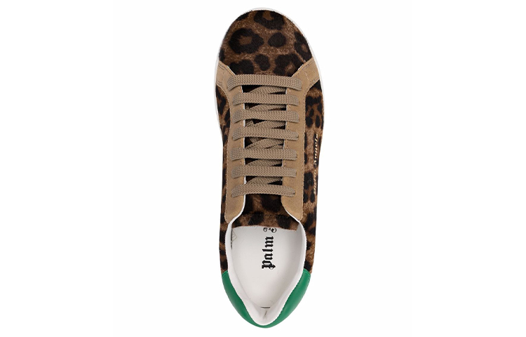 (W) Palm Angels Suede Leopard Lace-Up Sneakers 'Brown' 圖 3
