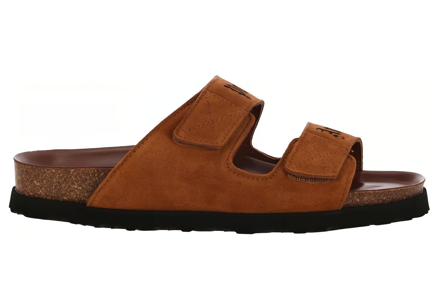 (W) Palm Angels Suede Sandals 'Brown' 圖 2