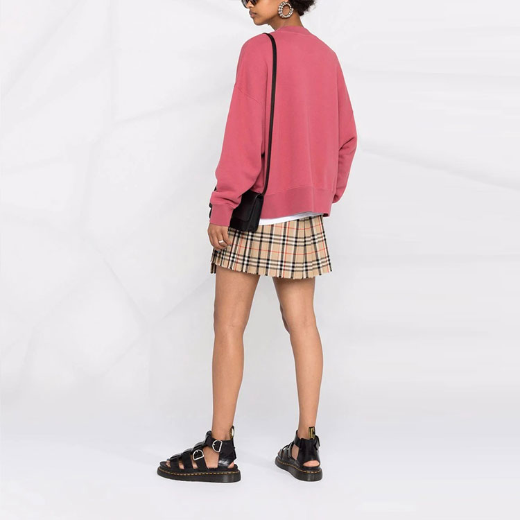 Shop (W) PALM ANGELS 泰迪熊图案宽松粉色卫衣 PWBA017F21FLE0032860