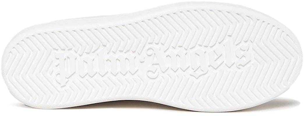 (W) Palm Angels Kasut Rendah Logo-Embossed 'Putih' untuk Tenis PWIA035S21LEA0010110 Details for (W) Palm Angels Kasut Rendah Logo-Embossed 'Putih' untuk Tenis PWIA035S21LEA0010110