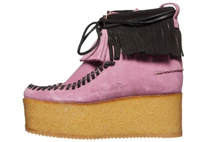 (W) Palm Angels Thick-Soled Sneakers 'Pink'