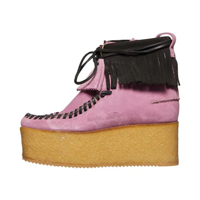 (W) Palm Angels Thick-Soled Sneakers 'Pink'