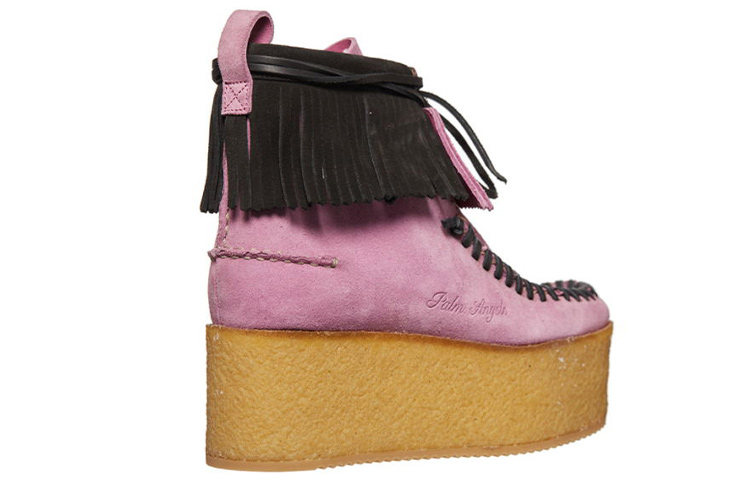 (W) Palm Angels Thick-Soled Sneakers 'Pink' 圖 4