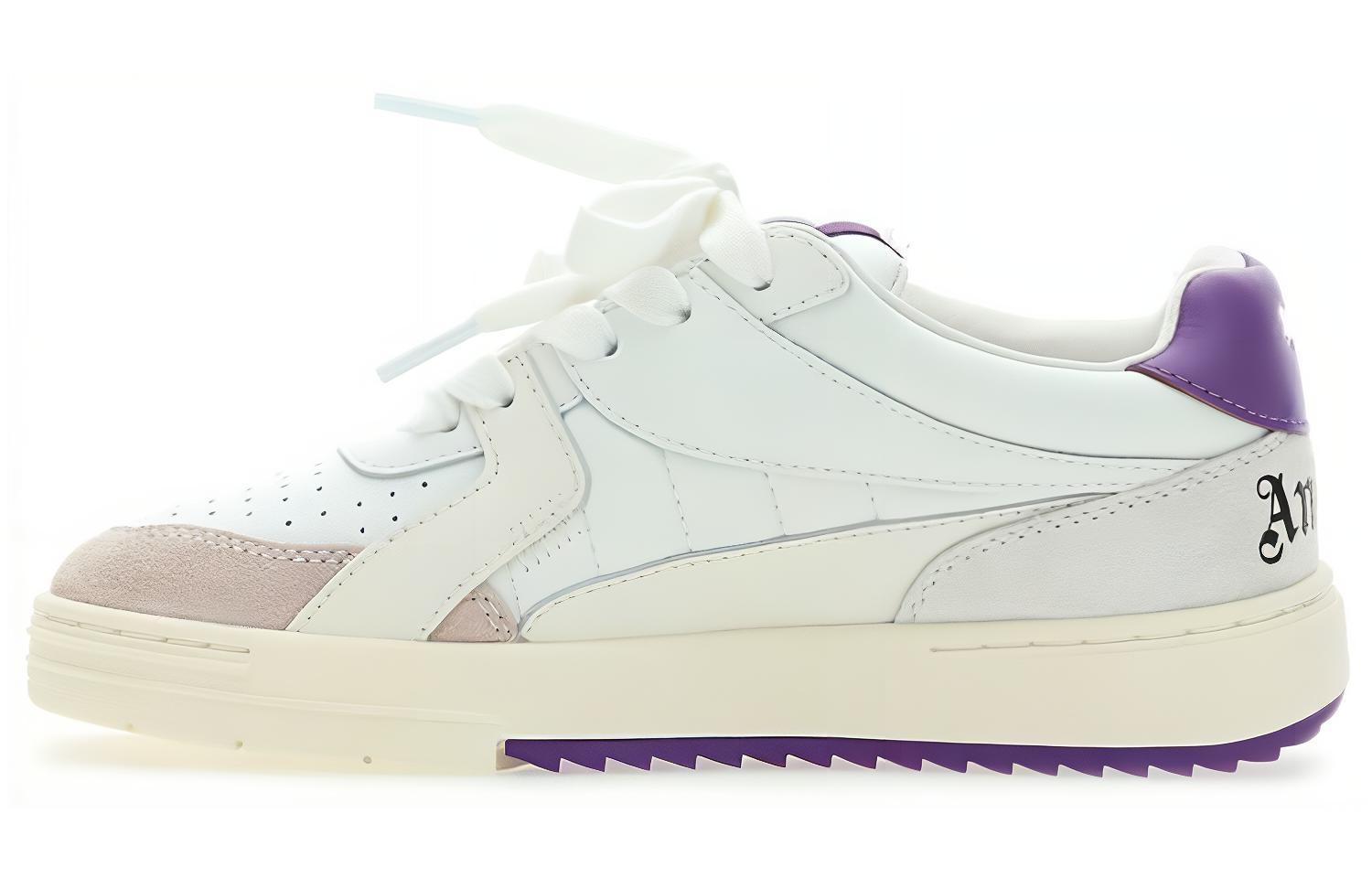 (W) Palm Angels University 'White Purple'
