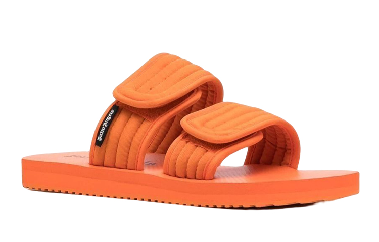 (W) Palm Angels Velcro Fashion Slippers 'Orange' 圖 2