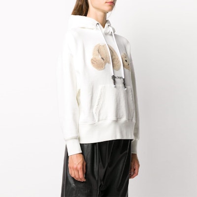 (W) 팜 엔젤스 여성용 데캐피테이티드 테디 베어 후드 집업 화이트 PWBB023F20FLE0030360 Lookbook (W) 팜 엔젤스 여성용 데캐피테이티드 테디 베어 후드 집업 화이트 PWBB023F20FLE0030360