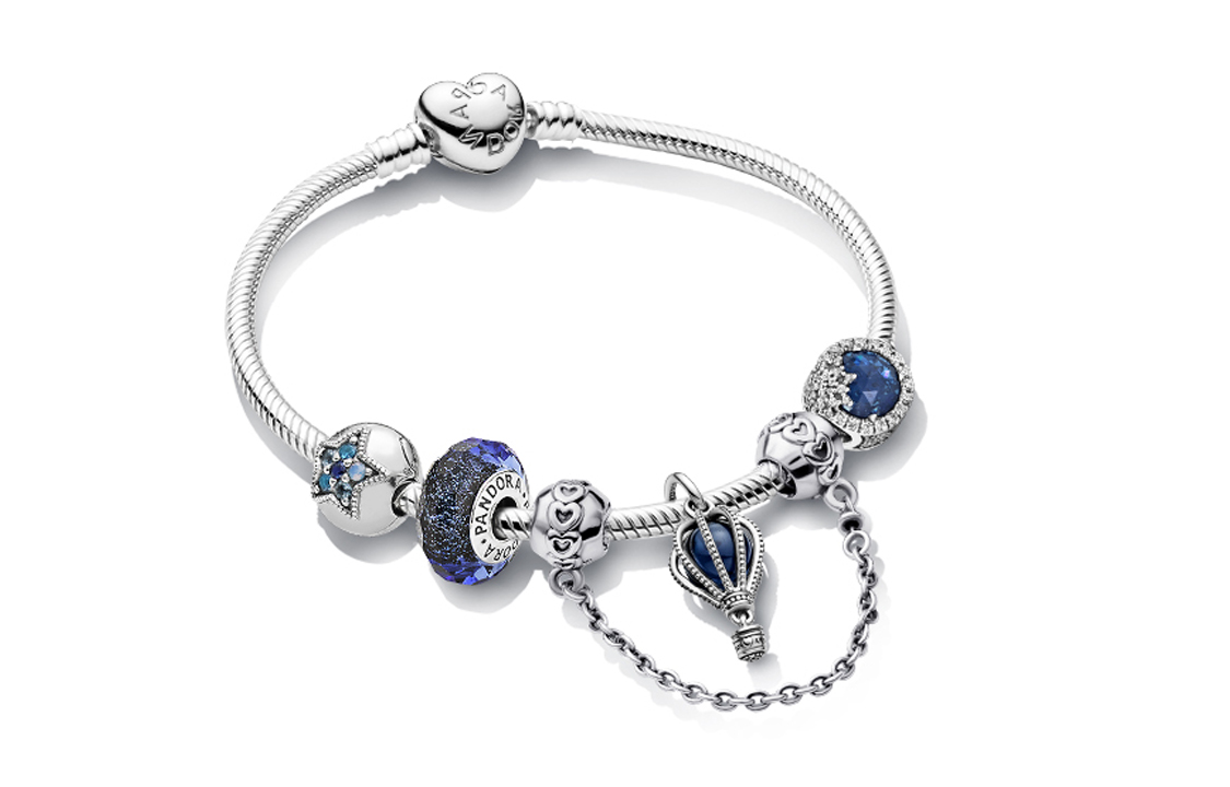 Order (W) パンドラ 925 シルバー エターナルラブ チェーン ブレスレット レディースセット ZT2009