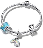 (Women) Pandora 925 Sterling Silver Rainbow Journey Bracelet Set for Women. ZT2121 (Women) Pandora 925 Sterling Silver Rainbow Journey Bracelet Set for Women. ZT2121