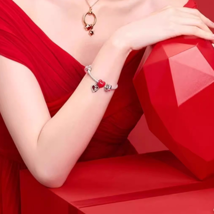 Lookbook (W) パンドラ 愛情ストーリーブレスレットセット 925シルバー エナメル ジルコン. ZT2497