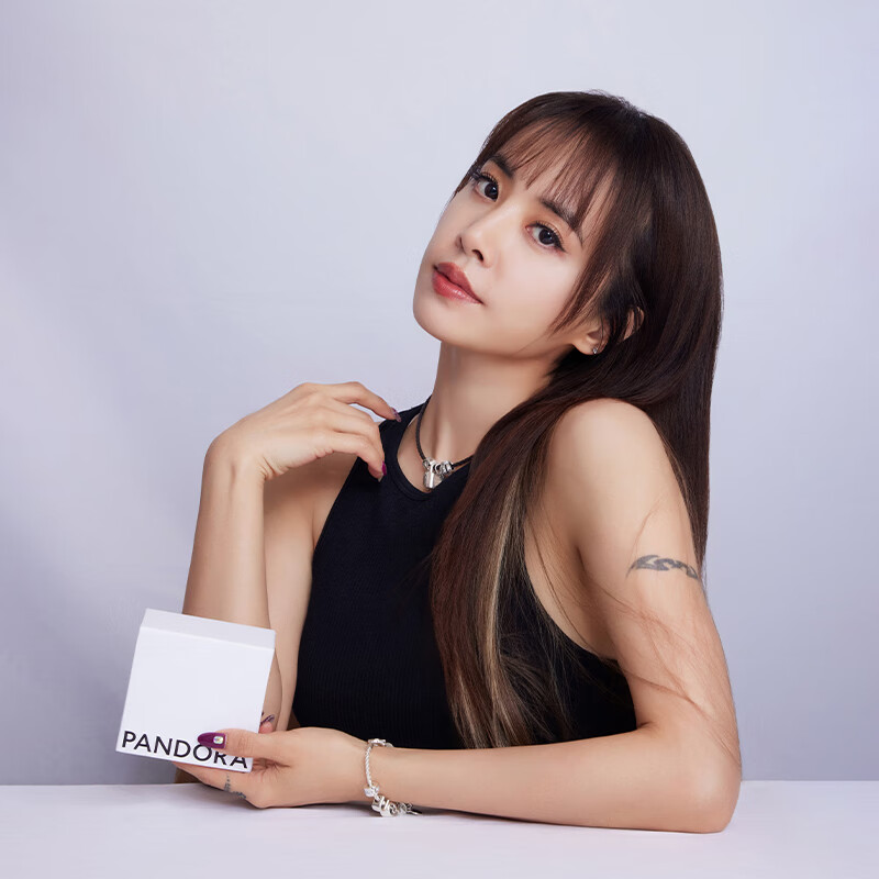 Purchase (W) 潘多拉編織設計手鍊 - 黑色 B802501