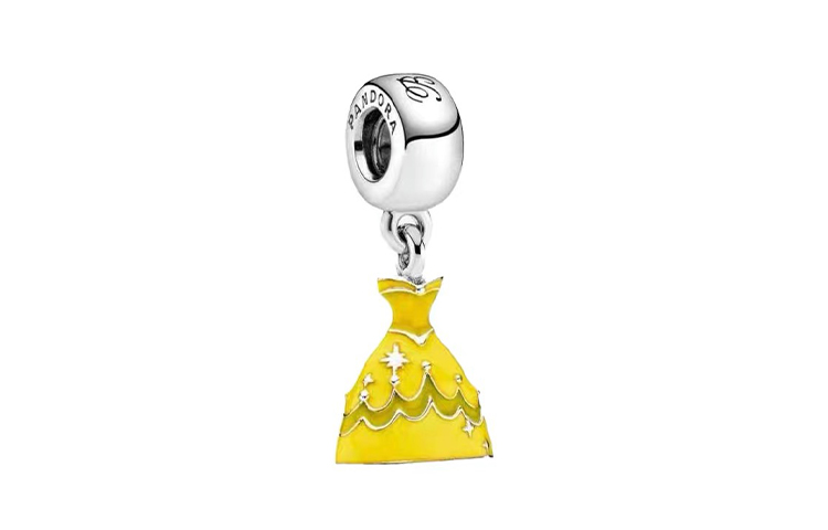 (Women) Pandora Disney Beauty and the Beast Belle Dress Colorful Charm. 791576