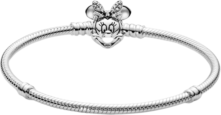 (W) Pandora Disney Koleksi Gelang Potret Minnie Bersinar Perak. 597770CZ Lookbook (W) Pandora Disney Koleksi Gelang Potret Minnie Bersinar Perak. 597770CZ