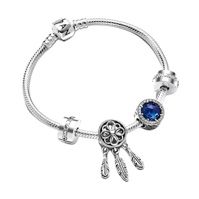 (Women) Pandora Dream Come True 925 Silver Bracelet for Women - Silver. ZT1330
