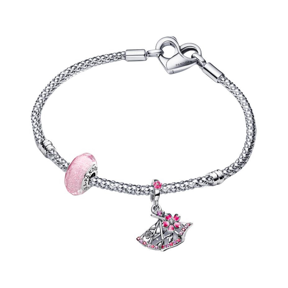 Order (W) パンドラ ドリームデザイン 925 スターリングシルバー ブレスレット レディース用 - シルバー ZT2958