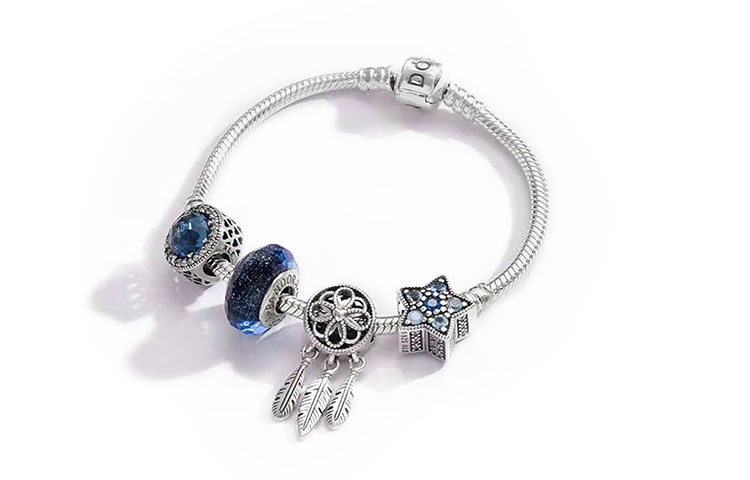 Order (W) 潘朵拉夢幻銀河系列女生925純銀手鍊 ZT0141