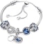 Buy (W) 潘多拉时尚星系闪耀手链套装 925银 女士 银色/蓝色 TZ0082