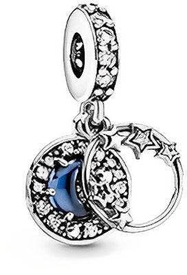 (W) 潘多拉时尚星系闪耀手链套装 925银 女士 银色/蓝色 TZ0082 Purchase (W) 潘多拉时尚星系闪耀手链套装 925银 女士 银色/蓝色 TZ0082