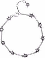 (Women) Pandora Galactic Star 925 Silver Bracelet for Women - Silver 598498C01 (Women) Pandora Galactic Star 925 Silver Bracelet for Women - Silver 598498C01