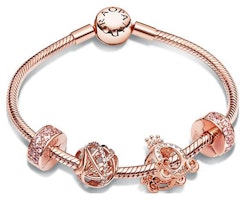 (Women) Pandora Galaxy Love Bracelet Set Rose Gold Alloy Bracelet. ZT0409 (Women) Pandora Galaxy Love Bracelet Set Rose Gold Alloy Bracelet. ZT0409