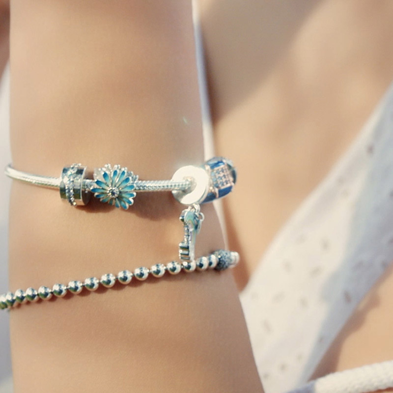 Lookbook (W) パンドラ ガーデンシリーズ ラッキー レインボー ブレスレットセット レディース ZT1234