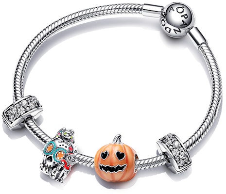 (W) Gelang Pandora Charm Labu Bercahaya dalam Gelap Perak 925 untuk Wanita. 562964C00-3 Buy (W) Gelang Pandora Charm Labu Bercahaya dalam Gelap Perak 925 untuk Wanita. 562964C00-3