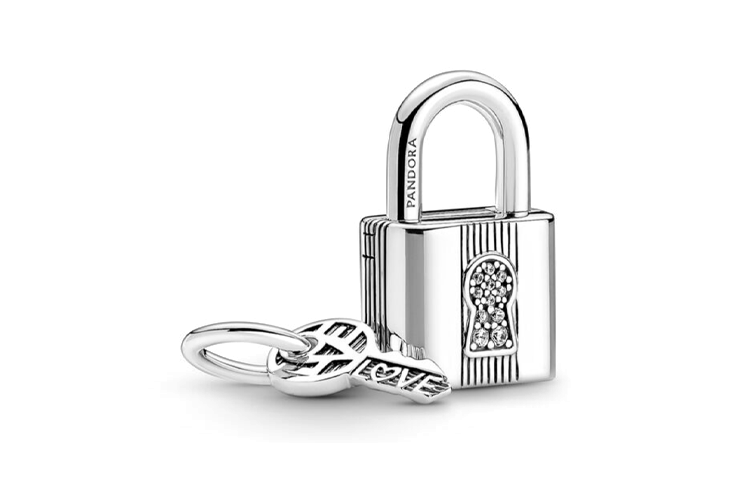 Lookbook (Women) Pandora Love Lock Bracelet Set 925 Silver for Women. ZT2613
