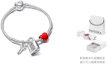 Details for (Women) Pandora Love Lock Bracelet Set 925 Silver for Women. ZT2613