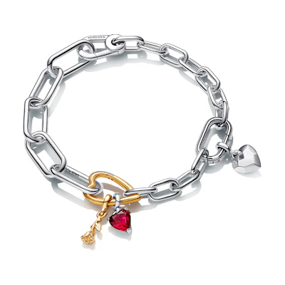 (Women) Pandora ME Brave Love Rose Silver Bracelet for Women. ZT2627