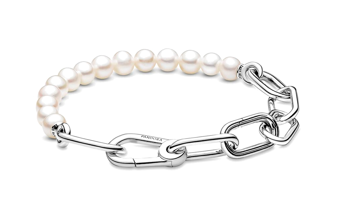 Shop (W) Gelang Pandora ME Gaya Campur Perak/Putih dengan Mutiara Air Tawar. 599694C01