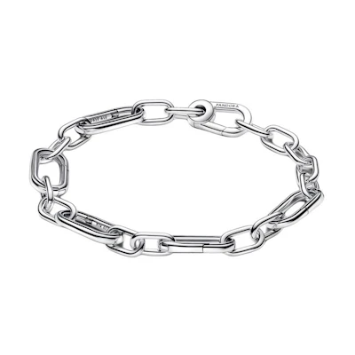 (Women) Pandora ME Series Logo Engraved 925 Silver Bracelet for Women - Silver. 593363C00