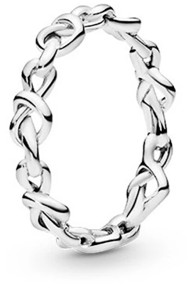 (Women) Pandora Mobius Knot 925 Silver Ring for Women - Silver. 198018 Buy (Women) Pandora Mobius Knot 925 Silver Ring for Women - Silver. 198018