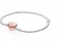 Order (W) Gelang Pandora Moments Rose Heart 925 Perak Wanita - Perak/Emas. 580719