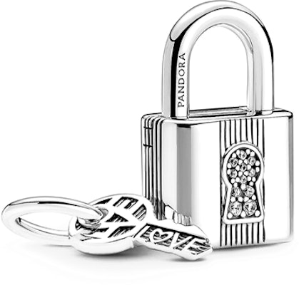 (W) Set Gelang Pandora Moments Perak dengan Pesona Kunci Hati untuk Wanita. ZT2614 Shop (W) Set Gelang Pandora Moments Perak dengan Pesona Kunci Hati untuk Wanita. ZT2614