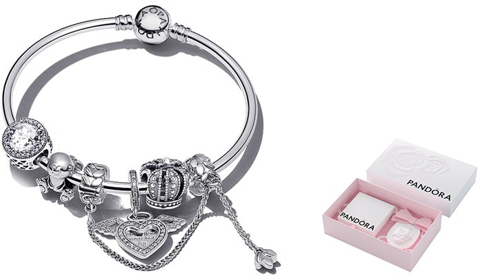 (W) Gelang Perak Wanita Pandora Set dengan Charm Malaikat & Haiwan Baru. ZT2416 Shop (W) Gelang Perak Wanita Pandora Set dengan Charm Malaikat & Haiwan Baru. ZT2416