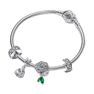 (Women) Pandora Patterned Design 925 Silver Bracelet for Women - Silver ZT2964
