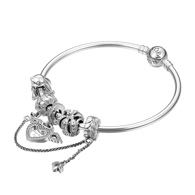 (Women) Pandora Pet Angel 925 Sterling Silver Bracelet for Women - Silver. ZT-0002