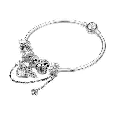 (Women) Pandora Pet Angel 925 Sterling Silver Bracelet for Women - Silver. ZT-0002