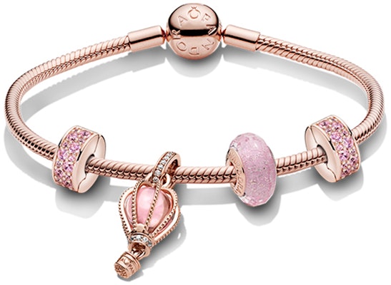 (W) パンドラ ロマンティックバルーンセット 925 シルバー ブレスレット レディース用 ZT1360 Order (W) パンドラ ロマンティックバルーンセット 925 シルバー ブレスレット レディース用 ZT1360