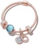 Order (W) Conjunto de Pulsera Charm Pandora Rose Lake Blue para Mujeres Accesorios de Moda. ZT2130