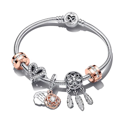 (Women) Pandora Rose Life Bracelet Set for Women. ZT1342
