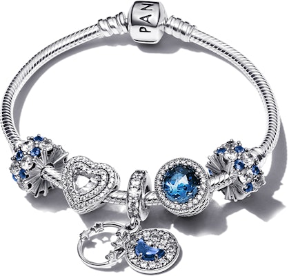 (W) パンドラ シャイニングギャラクシー 925シルバー ビーズネックレス レディース - シルバー ZT1005 Sizing (W) パンドラ シャイニングギャラクシー 925シルバー ビーズネックレス レディース - シルバー ZT1005