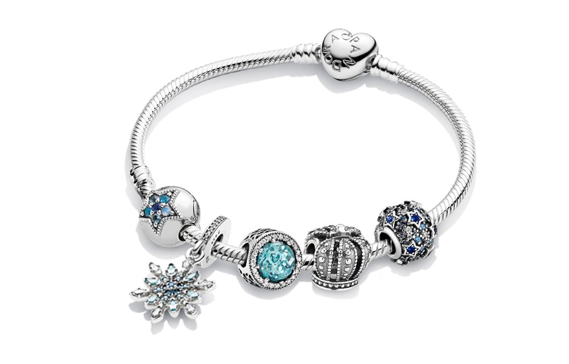 Order (W) パンドラ レディース用 シルバー925 ブレスレット シャイニングスター. ZT2008