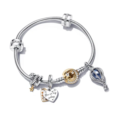 (Women) Pandora Starry Night 925 Silver Bracelet for Women
